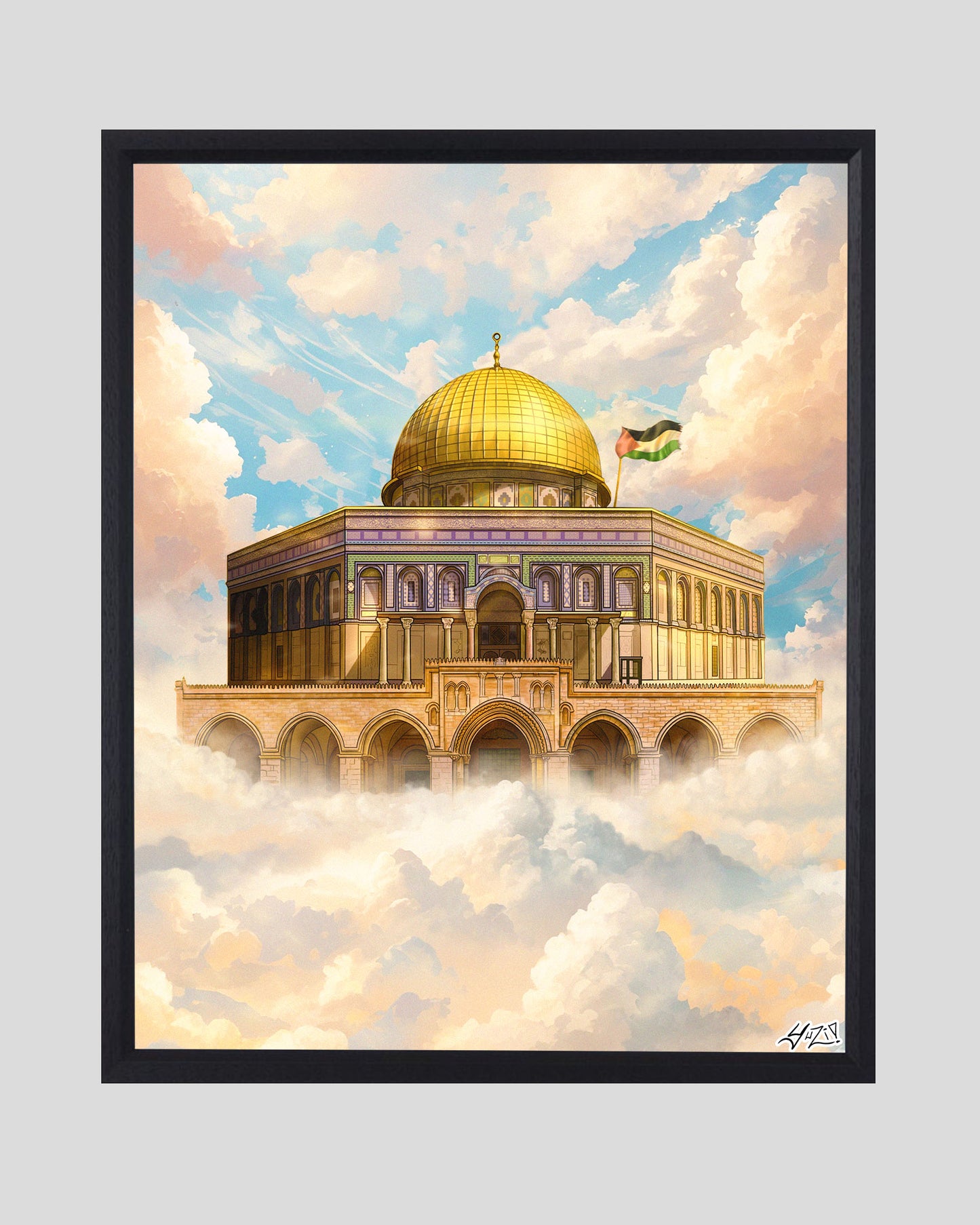 Al Aqsa Sky Print