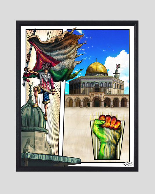 'Luffy / Aqsa' Print